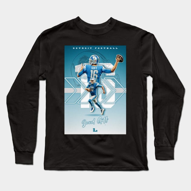 Jared Goff 16 Long Sleeve T-Shirt by NFLapparel